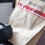 Evidence Bag Being Put to Use